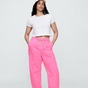 GAP Factory Bright Pink Wide Leg Pants